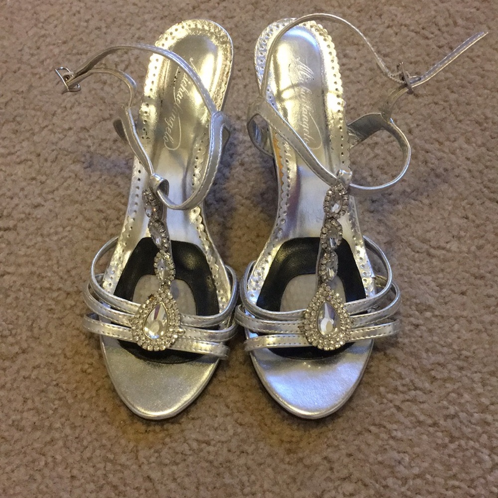 Silver heels